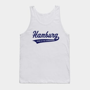 Hamburg – Home Of The Hamburgers (Hamburger / Navy) Tank Top